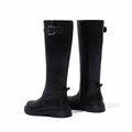 leather over the knee kids boots