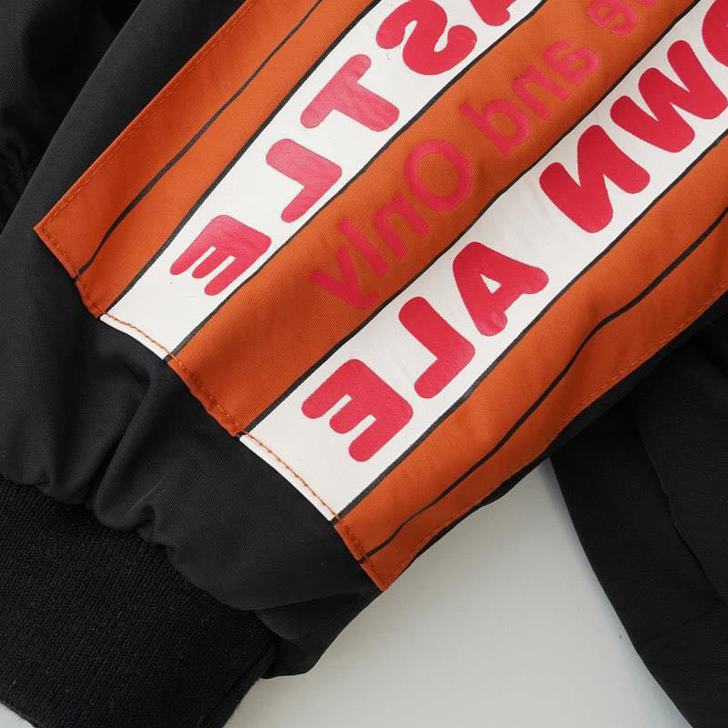 Boys Coat Children's PU Jacket Fashio