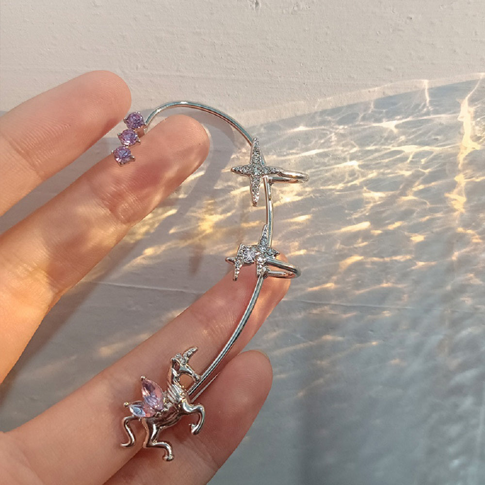 Womens Unique Trendy Dainty Small  Earrings Hanging