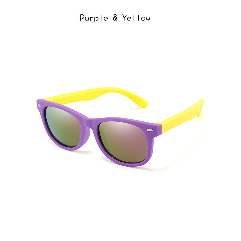New Fashion PC Material Polarized Kids Sunglasses